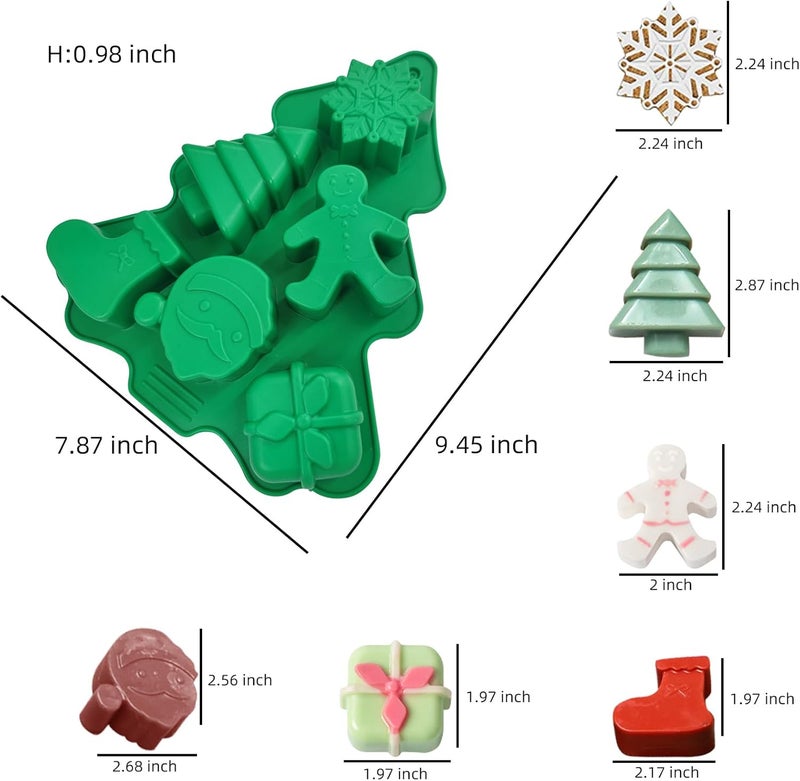EDUEE Christmas Silicone Mold Set - Image 2
